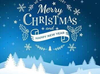 merry-christmas-and-happy-new-year-lettering-free-vector